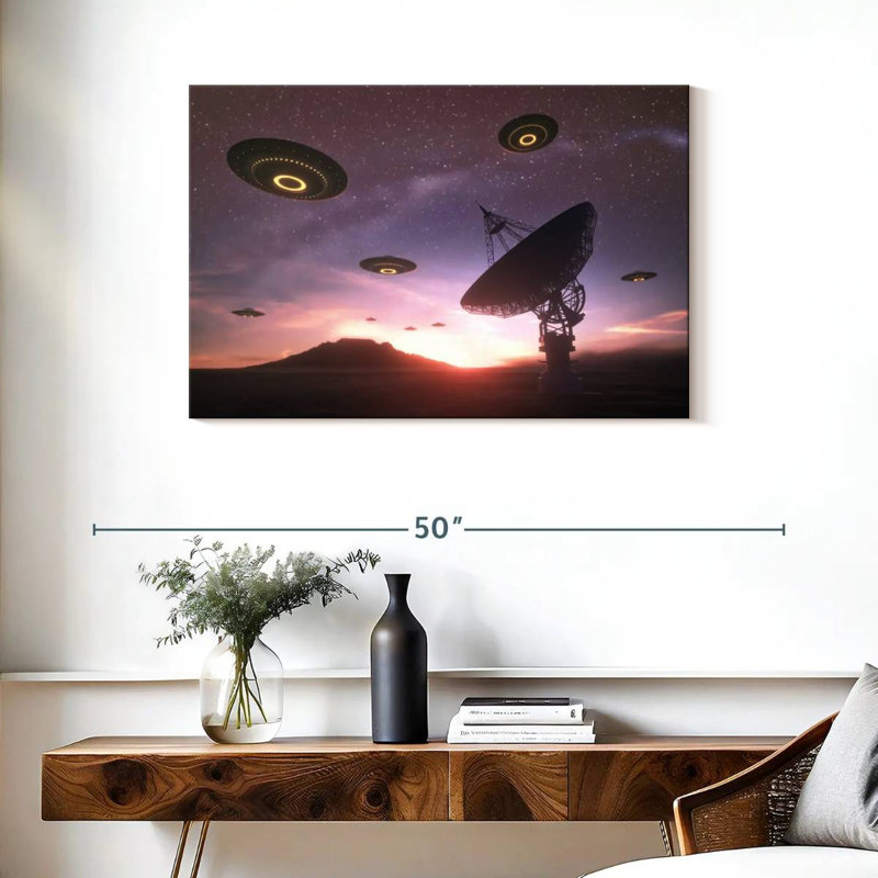 Vaisseaux spatiaux Kelan Alien, H 24 po x l 36 po