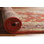 Tapis indien orange en laine 3x5