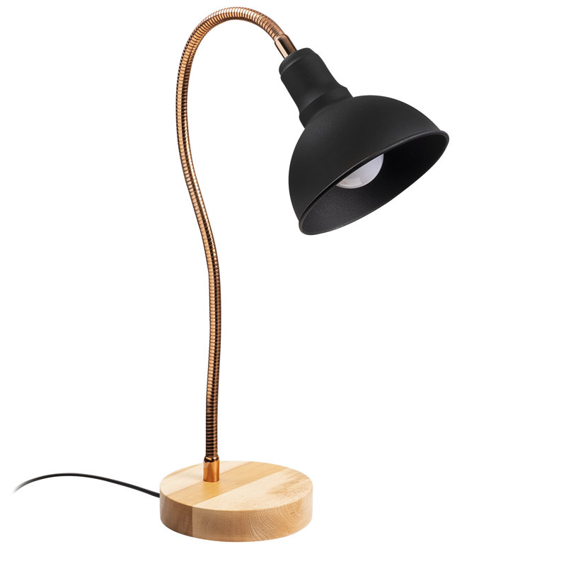 Lampe de bureau 20,47 po San Clemente, Doré, Noir