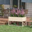 Lit de jardin surélevé, tablette de rangement surélevée pour jardinière, conception portative pour herbes, légumes, fleurs