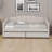 Upholstered Daybed With Drawers-586991405