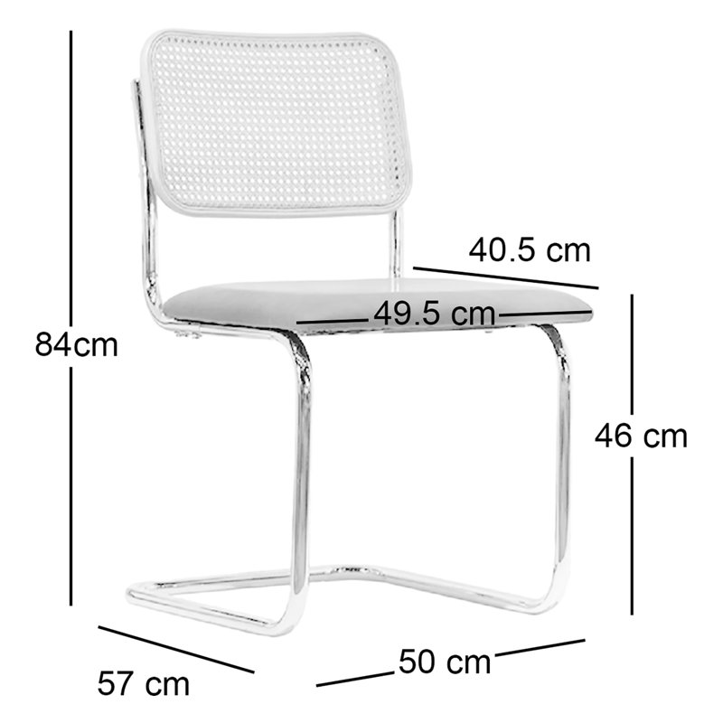 Pu Dining Chair 2pcs Brown