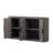 U_STYLE Vertical Striped Door Storage Cabinet With Metal Handles, Adjustable, Suitable For Study, Entryway And Living Room-989538557
