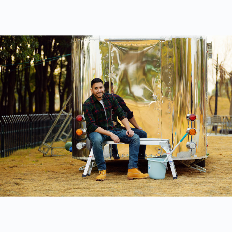 Nobel Steel Folding Library Ladder