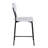 Badin Wood And Metal Modern Counter Stool
