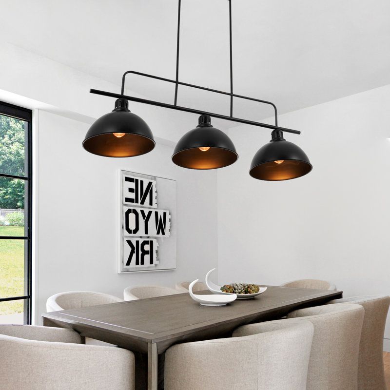 Aalim 3 - Light Dimmable Modern Linear Chandelier