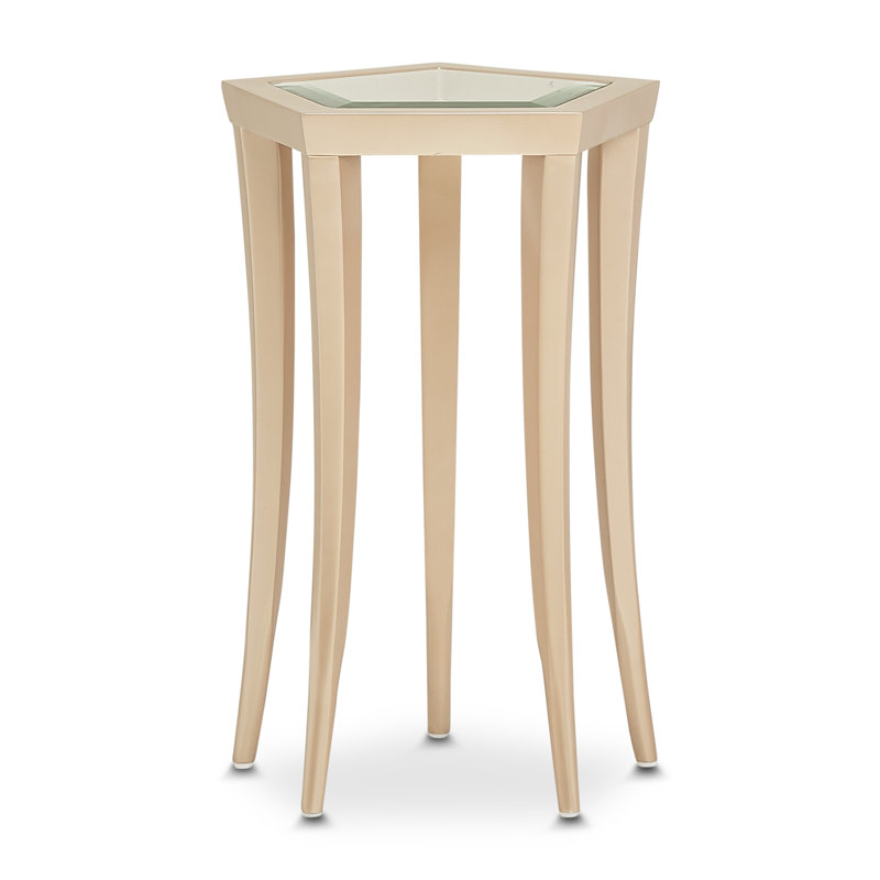 La Rachelle Glass End Table