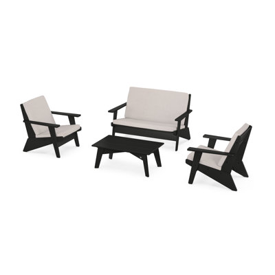 POLYWOOD® Riviera 4-Person Patio Seating Group