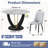 48" Modern Round Dining Table For 4-6 With Tempered Glass Tabletop-1892541052-1892541049