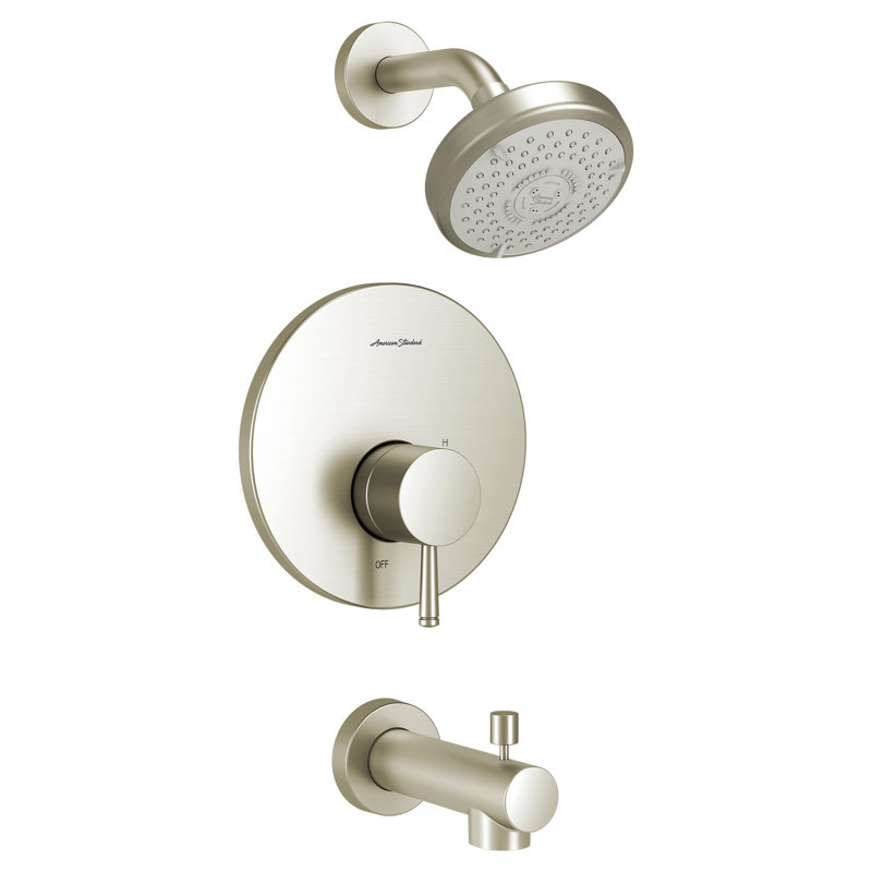 Serin Tub & Shower Faucet, Brushed Nickel