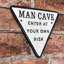 Eilers Cast Iron Man Cave Wall Sign