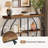 3-Tier Industrial Console Table
