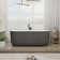 Colour 67''L x 31''W Freestanding Soaking Acrylic Bathtub with Chrome Drain and Overflow