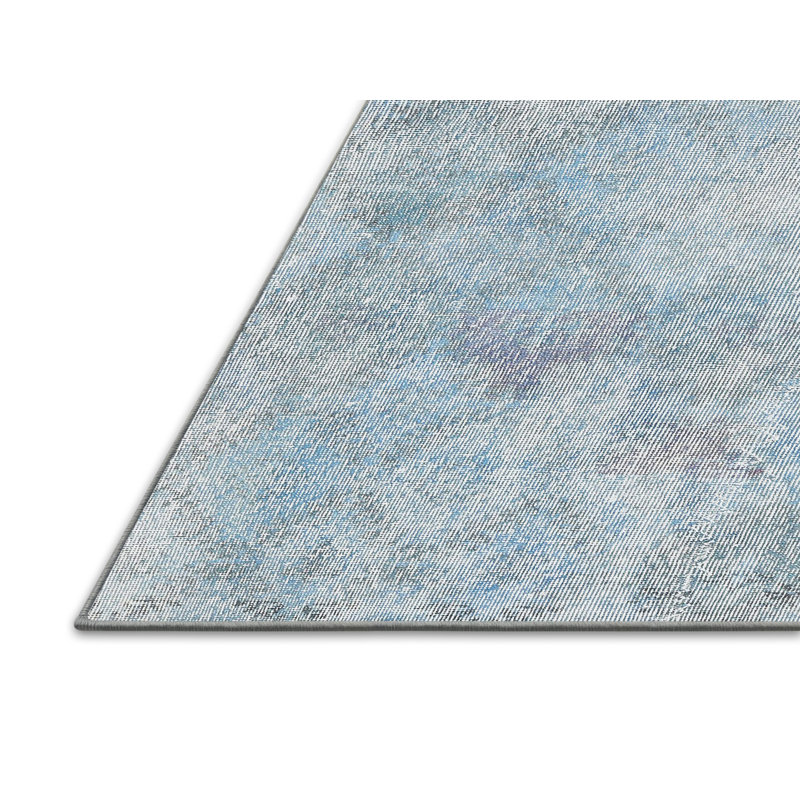 Tapis oriental bleu / gris, Rectangle 7 pi x 9 pi