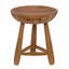 Tabouret d'appoint en bois massif bâlois