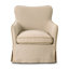 Devon Slipcover Swivel Chair-Broadway Dune-902086297