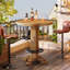 Table bistro 37,4 po, table bistro en bois massif