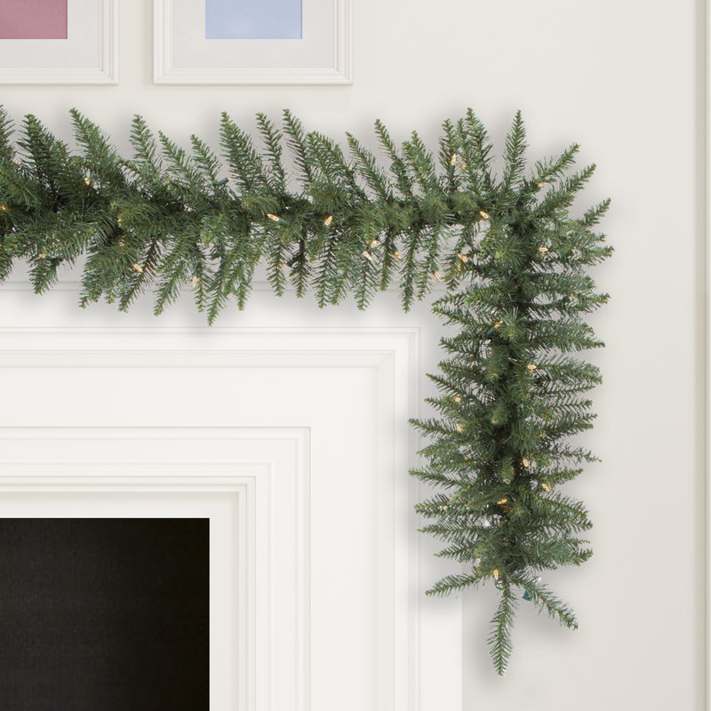 108'' in. Lighted Faux Mixed Assortment Garland