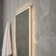 Miroir de salle de bain 48 po x 24 po à DEL à 3 lumières à intensité variable, montage mural horizontal / vertical