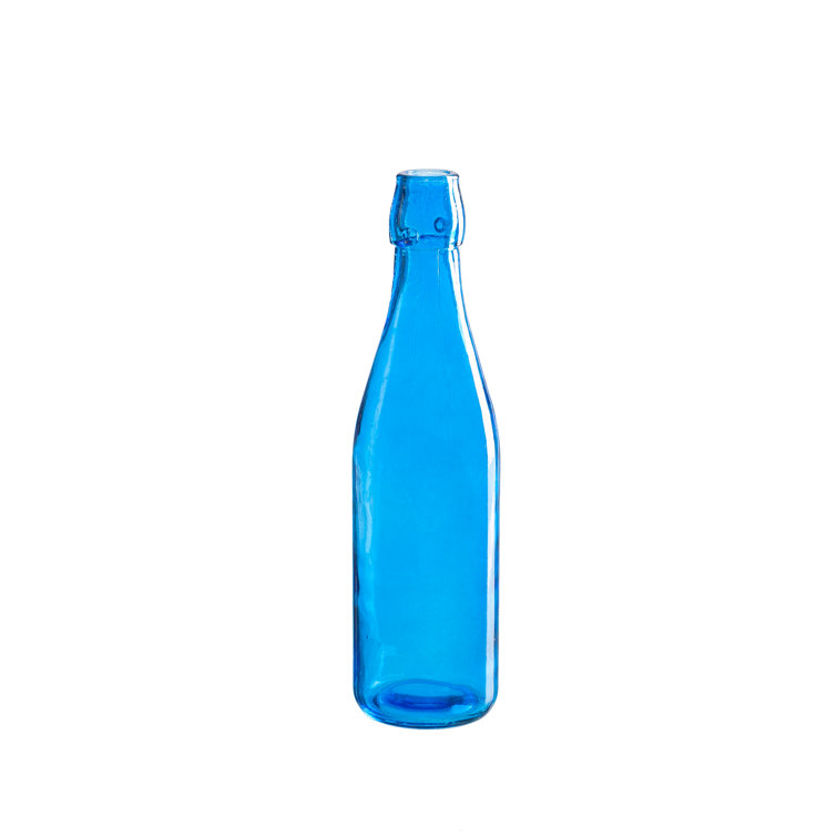 Blue Glass Water Bottles