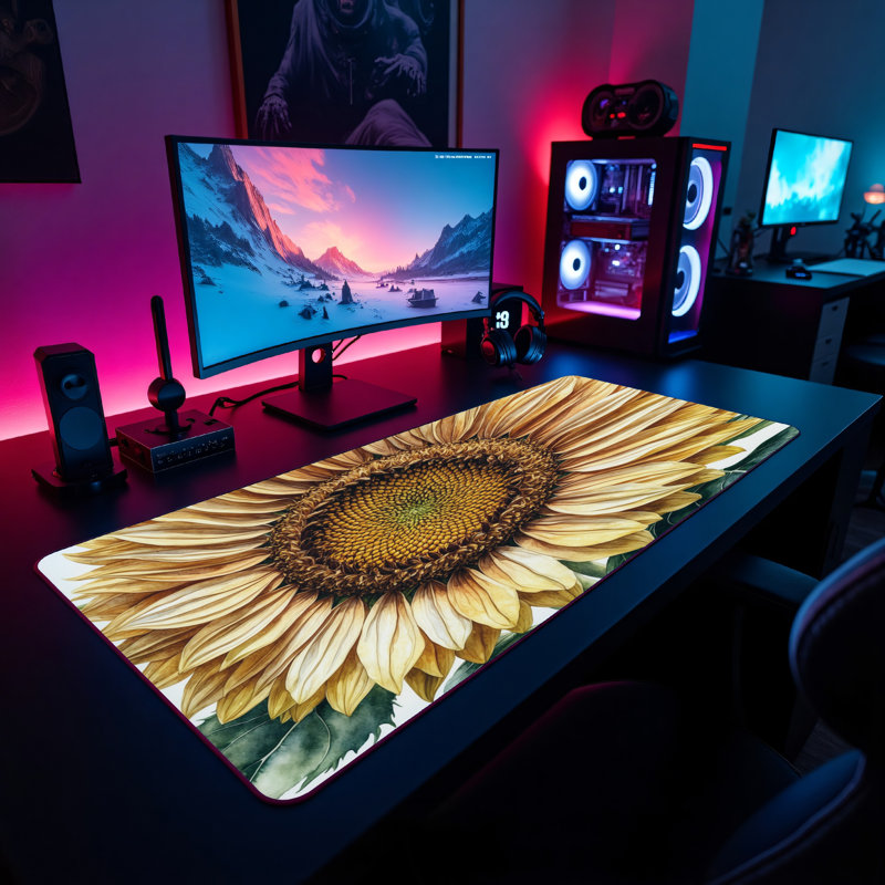 Polyester Desk Pad, 31.5x15.5