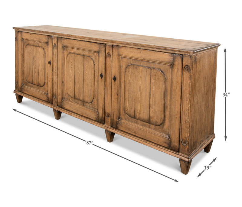 French Country Sideboard, Old Pine Stain