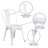 Lily Metal Stackable Side Chair -1821056080