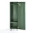 2x Garage Storage Cabinet with Adjustable Shelf for Tools and Equipment, Army Green