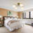 4-Light Glass Bubble Semi Flush Mount