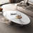 Microcrystalline stone light luxury coffee table-110518787