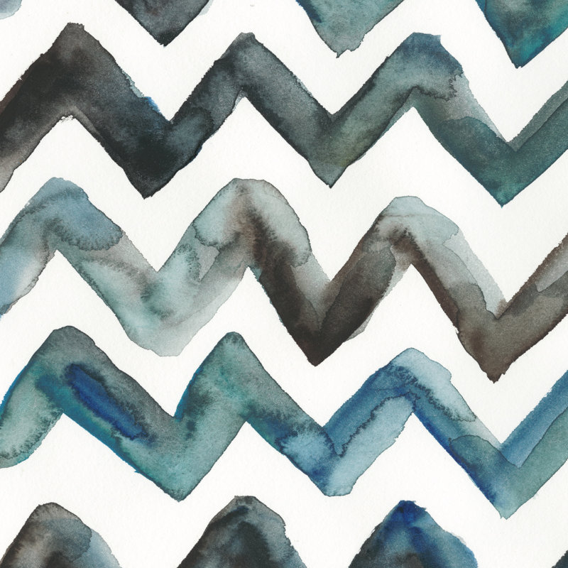 La Mer VII by Chariklia Zarris - Wrapped Canvas Painting, 91cm H x 91cm W