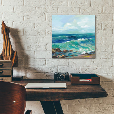 'Rocky Beach' by Silvia Vassileva Acrylic Glass Wall Art