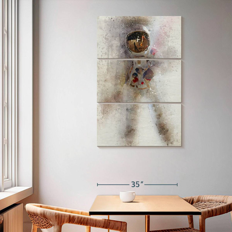Oberle NASA Moon Man, 65" H x 42" W