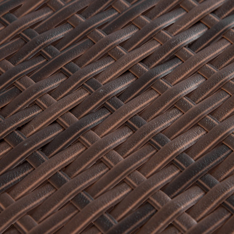 Devasheeh Rectangular Wicker/Rattan Outdoor Folding Coffee Table