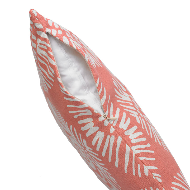 Lanai Pillow Sham Sham, King, Salmon