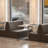 Modern Industrial Style Restaurant Booth Benches Faux Leather Upholstered Bench-99192036