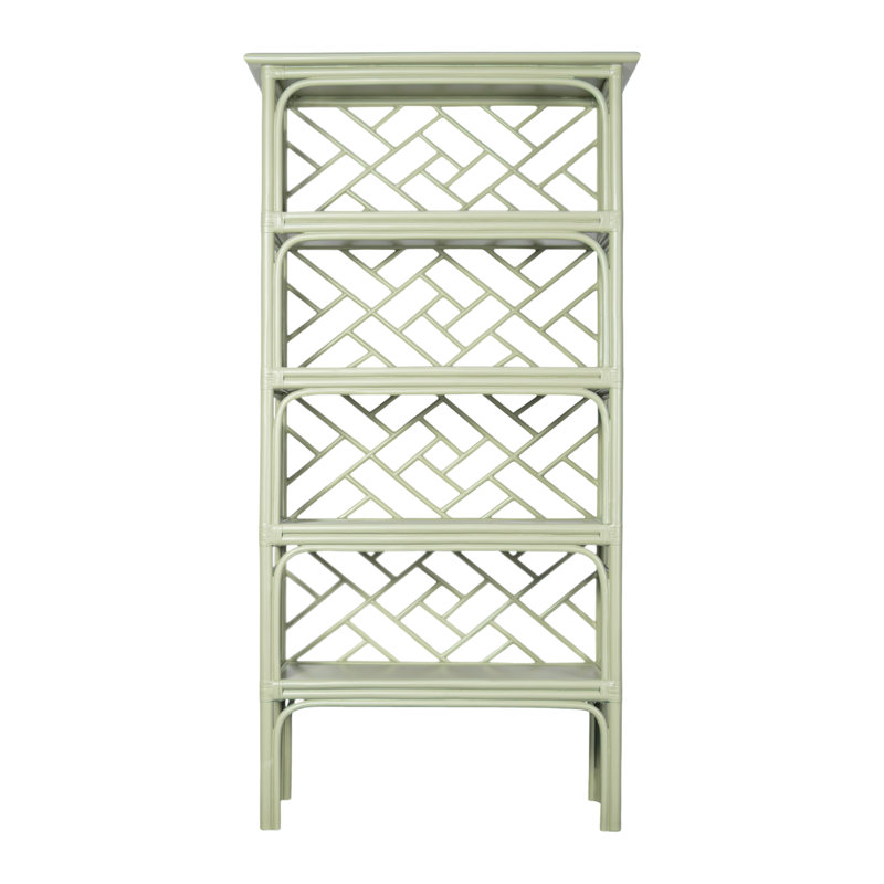 Chippendale Bookcase, Celery Green