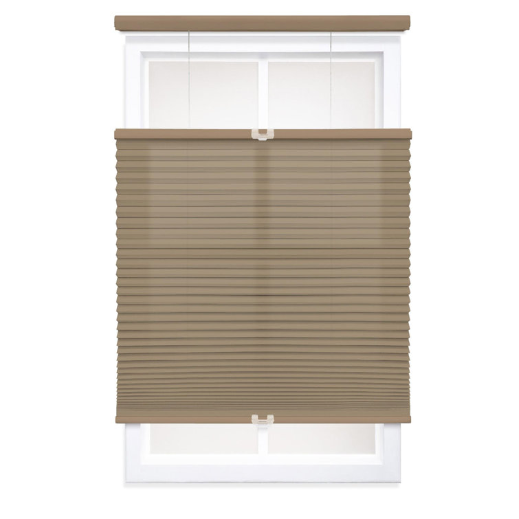 EcoHome 1.5 inch Cordless Semi-Sheer Light Filtering Top Down Bottom Up Cellular Shade