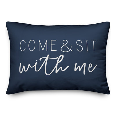  Housse et insert de coussin rectangulaire extérieur Come and Sit with Me