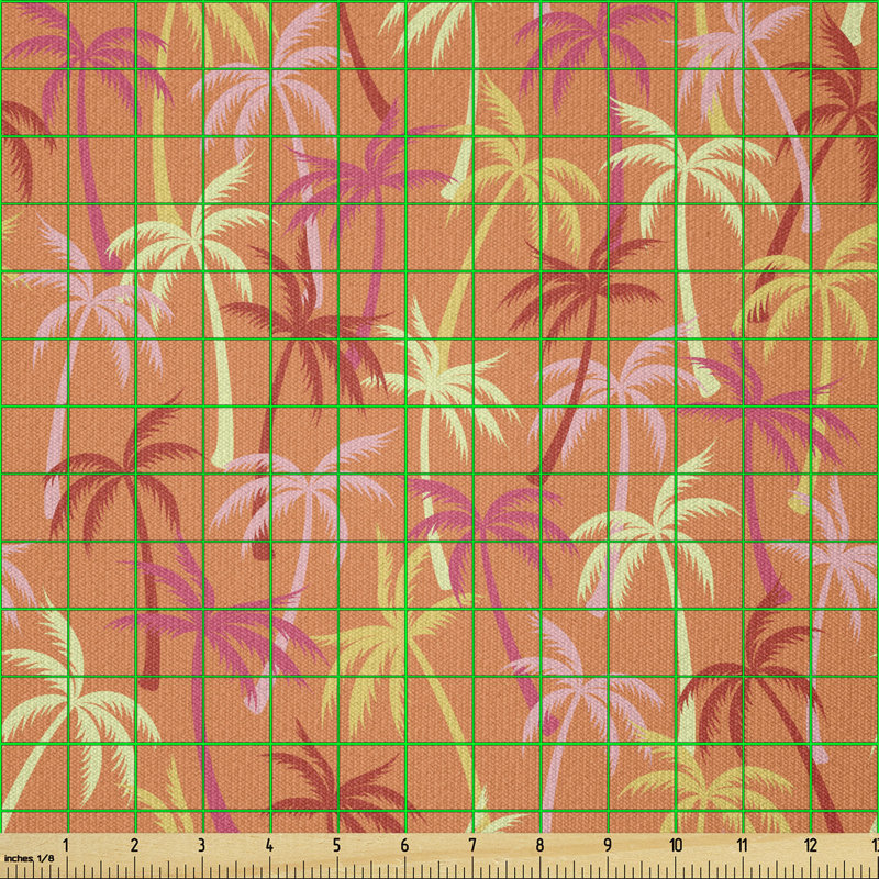 Dedda Coconut Palm Trees Summer Beach Multi-Purpose Fabric