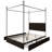 Metal Platform Bed with Storage Drawers In Velvet-865308648-865308653