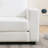 Evelyn Accent Chair With Wide Arms Chenille Fabric Modern Chair-366971261