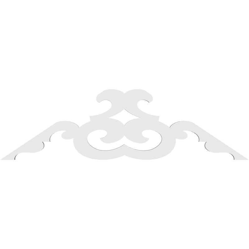 Pignon en PVC de qualité architecturale Benson (4/12), H 6 po x l 36 po x P 1 po