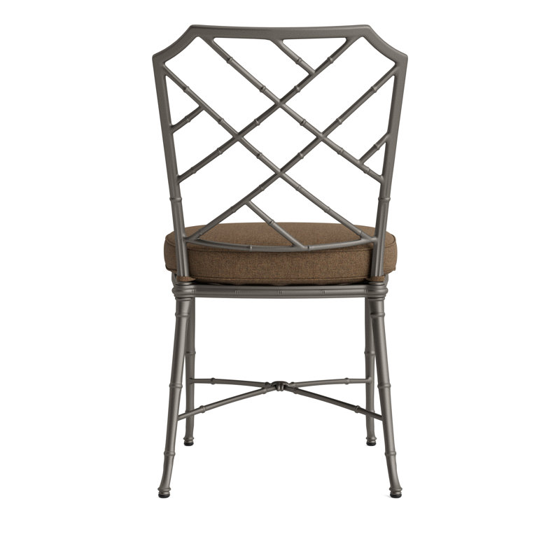 Calcutta Outdoor Dining Side Chair, Mica, Fusion Moccasian, Brown