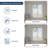 Cordless 1" Light Filtering Vinyl Mini Blinds, White, 36" x 60"