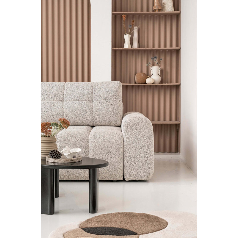 Lulu Corner Sofa Bed, Left -sided, Light gray, 94cm H x 338cm W x 184cm D