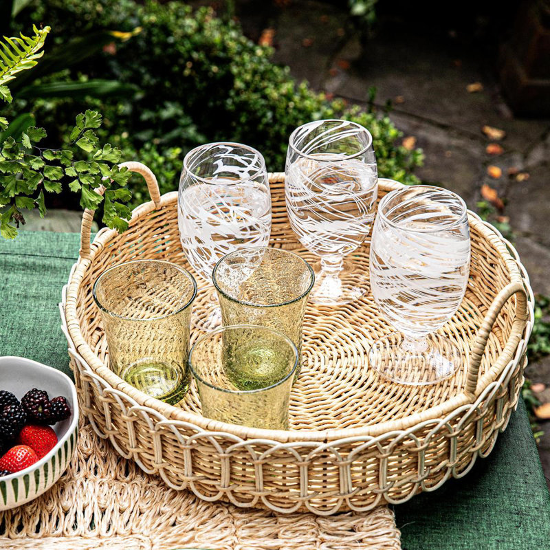 Provence Rattan 16" Circle Tray