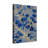 Plants &Flowers Blue Flowers On Gold Branches Pattern