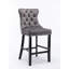 Yes Upholstered Velvet Bar Stool-1380351005