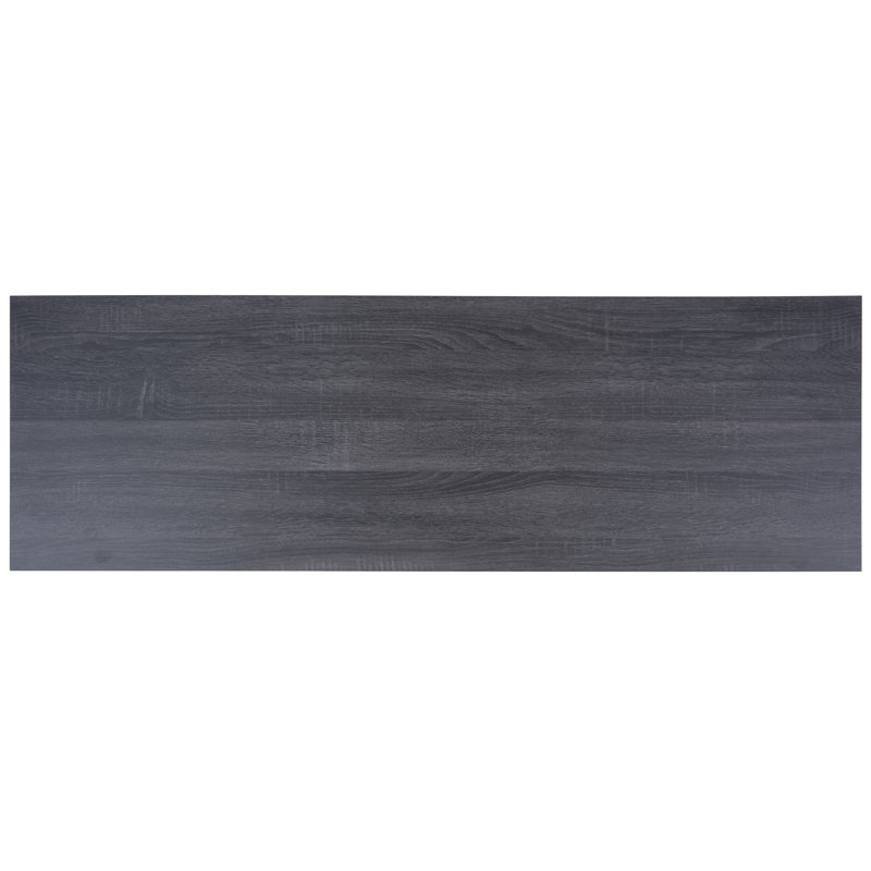 Meuble télé avec rangement 46,85 po Raoul, Noir patiné / or